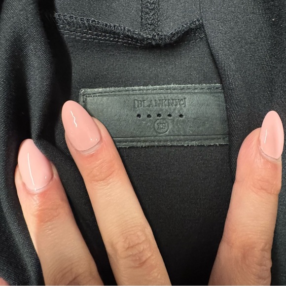 [BLANKNYC] Black Draped Hooded Jacket with Zip Pockets Size XS - Picture 4 of 8